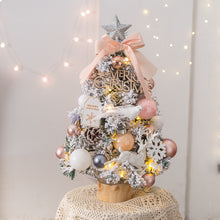 Load image into Gallery viewer, Pink Christmas Tree Decorations Luminous Mini Indoor Home Decoration
