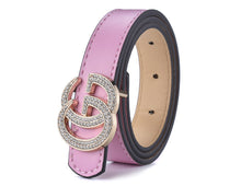 Load image into Gallery viewer, Belt Smooth Buckle Boys' Belt Primary School Student Performance Suit Pants Pant Belt Girls' Belt
