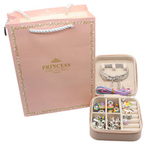 Load image into Gallery viewer, New Children's DIY Bracelet Large Hole Beads Unicorn Set Snake Bone Bracelet 3 Necklace
