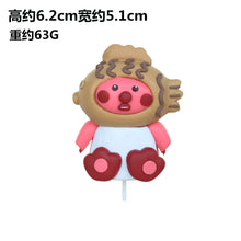 Load image into Gallery viewer, Cute Taiyaki Headgear Pink Beaver Baking Cake Topper Polymer Clay Doll Decoration
