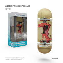 Load image into Gallery viewer, Wooden Fingerboard Complete Set 5 Layer Maple Wood Deck Bearing Wheels Alloy Truck Finger Skate Board Mini Skateboard Kid Toys
