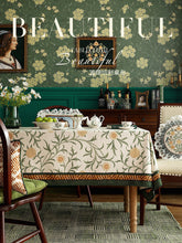 Load image into Gallery viewer, Velvet Rectangular Tablecloth Fabric Dining Table Cushion American Waterproof Coffee Table Tablecloth Ins Style round Tablecloth
