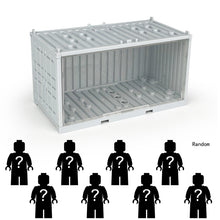 Load image into Gallery viewer, Package Container Equipment Special Police Doll Toy Small Particle Military Doll Children Assembling Building Blocks Toy
