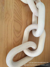 Load image into Gallery viewer, Wooden Home Decoration Wood Chain Five-Ring Wood Connecting Shackle Decoration Living Room Bedroom Pendants Crafts
