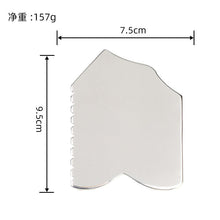 Load image into Gallery viewer, Stainless Steel Scraping Plate Facial Beauty Scraper 304 Stainless Steel Fascial Knife Eye Massager
