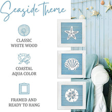 Load image into Gallery viewer, Wooden Home Summer Bathroom Listing Creative Retro Wood Ocean Style Crafts Wall Decoration Pendant
