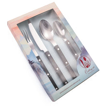 Load image into Gallery viewer, 4pcs/Set 304 Stainless Steel Knife, Fork and Spoon Tableware Suit Household Western Food Knife, Fork and Spoon Tableware Suit
