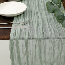 Load image into Gallery viewer, Voile Champray Table Runner Bohemian Twist Tablecloth Party Decoration Table Runner
