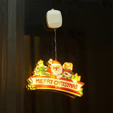Load image into Gallery viewer, Christmas Decorative Lamp Santa Claus Sucker Lamp Christmas Tree Holiday Modeling Lamp Window Lamp Decoration
