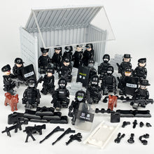 Load image into Gallery viewer, Package Container Equipment Special Police Doll Toy Small Particle Military Doll Children Assembling Building Blocks Toy
