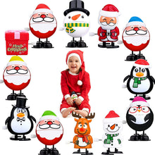 Load image into Gallery viewer, Christmas Clockwork Suit Toy Holiday Gift Movable Santa Claus Toy Suit
