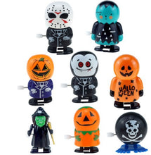 Load image into Gallery viewer, Halloween Wind-up Toy Suit Movable Winding with Eyes Jumping Ghost Tooth Witch Witch Gift
