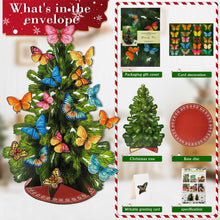Load image into Gallery viewer, Stereoscopic Pop up Christmas Tree Removable Bird Ornaments Holiday Decorations
