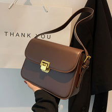 Load image into Gallery viewer, Women's Leather Messenger Bag Retro Small Square Bag
