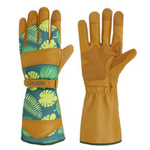 Load image into Gallery viewer, Womens Gardening Gloves with Grain Leather for Yard Work,Rose Pruning and Daily Work Perfect Fitting for Women,Long
