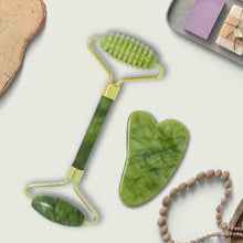 Load image into Gallery viewer, OUGEDA Natural Jade Roller Gua Sha Scraper Facial Skin Care Beauty Health Massage Tools Facial Slim Lift Masssager for Face
