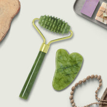 Load image into Gallery viewer, OUGEDA Natural Jade Roller Gua Sha Scraper Facial Skin Care Beauty Health Massage Tools Facial Slim Lift Masssager for Face
