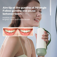 Load image into Gallery viewer, Portable Oral Irrigator Water Jet Flosser Smart Dental Whitening Irigator IPX7 Rechargeable Irygator Upgraded From W1 0ral irrigator
