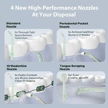Load image into Gallery viewer, Portable Oral Irrigator Water Jet Flosser Smart Dental Whitening Irigator IPX7 Rechargeable Irygator Upgraded From W1 0ral irrigator
