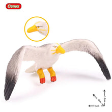 Load image into Gallery viewer, Oenux Classic Bird Animal Flamingos Parrot Sea Mew Peacock Owl Ostrich Model Solid PVC Action Figures Miniature Education Toy
