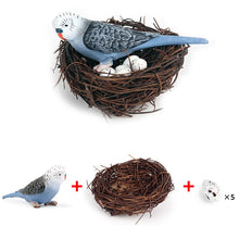 Load image into Gallery viewer, Oenux Classic Bird Animal Flamingos Parrot Sea Mew Peacock Owl Ostrich Model Solid PVC Action Figures Miniature Education Toy
