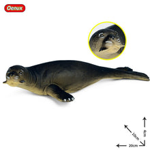 Load image into Gallery viewer, Oenux Large Size Sea Life Animals Soft Great White Shark Big Shark Action Figures Model Lifelike Educational Toys For Kids Gift

