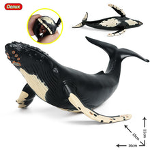 Load image into Gallery viewer, Oenux Large Size Sea Life Animals Soft Great White Shark Big Shark Action Figures Model Lifelike Educational Toys For Kids Gift
