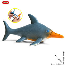 Load image into Gallery viewer, Oenux Large Size Sea Life Animals Soft Great White Shark Big Shark Action Figures Model Lifelike Educational Toys For Kids Gift
