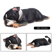 Load image into Gallery viewer, Oenux Lovely French Bulldog Animals Cute Puppy Sleep Lazy Dog Action Figures Model Figurine PVC Home Decoration Education Toy
