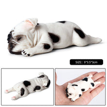 Load image into Gallery viewer, Oenux Lovely French Bulldog Animals Cute Puppy Sleep Lazy Dog Action Figures Model Figurine PVC Home Decoration Education Toy
