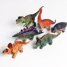 Load image into Gallery viewer, Oenux Mini Jurassic Stegosaurus Saichania Solid PVC Dinosaur World Animal Model Action Figures Collection Toy For Kids
