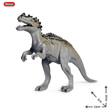Load image into Gallery viewer, Oenux Mini Jurassic Stegosaurus Saichania Solid PVC Dinosaur World Animal Model Action Figures Collection Toy For Kids

