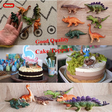 Load image into Gallery viewer, Oenux Mini Jurassic Stegosaurus Saichania Solid PVC Dinosaur World Animal Model Action Figures Collection Toy For Kids
