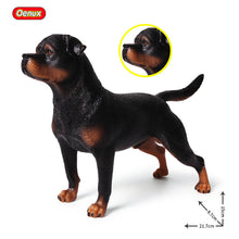 Load image into Gallery viewer, Oenux New Big Dog Animal Simulation Bull Terrier Rottweiler Corgi Shiba Inu Bully Dog Action Figures Pvc Lovely Pet Model Toys
