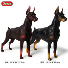 Load image into Gallery viewer, Oenux New Big Dog Animal Simulation Bull Terrier Rottweiler Corgi Shiba Inu Bully Dog Action Figures Pvc Lovely Pet Model Toys
