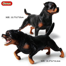 Load image into Gallery viewer, Oenux New Big Dog Animal Simulation Bull Terrier Rottweiler Corgi Shiba Inu Bully Dog Action Figures Pvc Lovely Pet Model Toys
