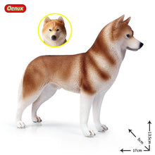 Load image into Gallery viewer, Oenux New Big Dog Animal Simulation Bull Terrier Rottweiler Corgi Shiba Inu Bully Dog Action Figures Pvc Lovely Pet Model Toys
