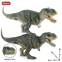 Load image into Gallery viewer, Oenux New Jurassic Dinossauro Indominus V-rex Action Figures Open Mouth Savage Tyrannosaurus Big Gorill Animals Model Kid Toy
