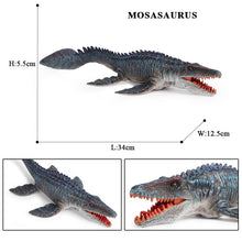 Load image into Gallery viewer, Oenux Original Savage Jurassic Indominus Rex Mosasaurus Action Figures Tyrannosaurus Dinossauro World Animals Model Kid Toy

