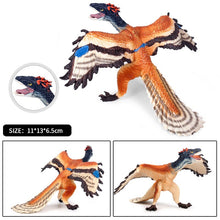 Load image into Gallery viewer, Oenux Prehistoric Jurassic Archaeopteryx T-Rex Dinosaur Model Action Figures Figurine Solid Pvc Miniature Educational Toys Gift
