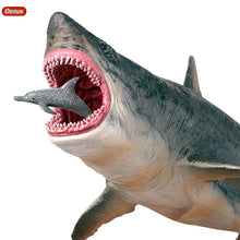 Load image into Gallery viewer, Oenux Savage Marine Sea Life Megalodon Action Figure Classic Ocean Animals Big Shark Fish Model PVC Collection Toy For Kids Gift
