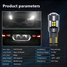 Load image into Gallery viewer, Oprah T10 Socket W5W Car Led Bulbs Canbus No Error 12V 24V Interior Dome Lights For Truck 194 168 6000k White Side Marker Lamps
