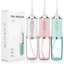 Load image into Gallery viewer, Oral Irrigator +4 Jets 3 Mode USB Rechargeable Water Flosser Portable Dental Water Jet Waterproof Irrigator Dental Teeth Cleaner 0ral irrigator

