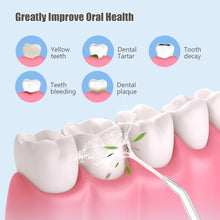 Load image into Gallery viewer, Oral Irrigator Portable Dental Water Flosser USB Rechargeable Water Jet Floss Tooth Pick 4 Jet Tip 220ml 3 Modes IPX7 1400rpm 0ral irrigator
