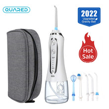 Load image into Gallery viewer, Oral Irrigator Portable IPX7 Waterproof Dental Water Flosser Jet USB h2ofloss Irrigator Dental Water Floss Tips Teeth Cleaner 0ral irrigator
