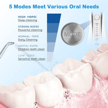 Load image into Gallery viewer, Oral Irrigator Portable IPX7 Waterproof Dental Water Flosser Jet USB h2ofloss Irrigator Dental Water Floss Tips Teeth Cleaner 0ral irrigator
