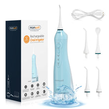 Load image into Gallery viewer, Rechargeable Water Flosser Portable Dental Water Jet 300ML Water Tank Waterproof Teeth Cleaner USB 0ral irrigator
