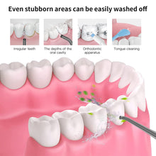 Load image into Gallery viewer, USB Rechargeable Water Flosser Portable Dental Water Jet 300ML Water Tank Waterproof Teeth Cleaner Oral irrigator
