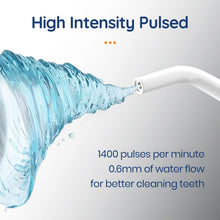 Load image into Gallery viewer, Rechargeable Water Flosser Portable Dental Water Jet 300ML Water Tank Waterproof Teeth Cleaner USB 0ral irrigator
