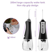 Load image into Gallery viewer, Oral Irrigator tooth scaler 3-speed adjustment Water Flosser Portable Dental Water Jet 350ML IPX6 Waterproof Teeth Cleaner 0ral irrigator

